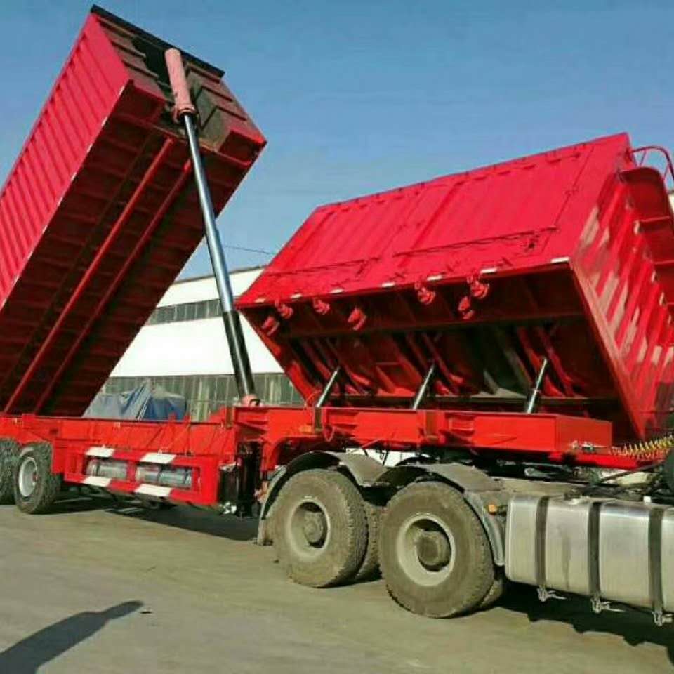 自卸侧翻半挂车