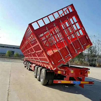 自卸侧翻半挂车